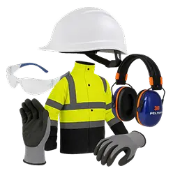 Verneutstyr, arbeidstøy, sikkerhet og hygiene